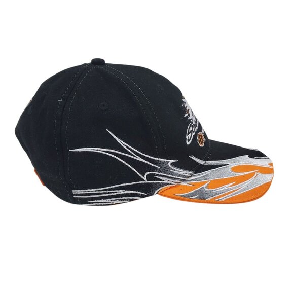 Rare Vintage 1999 Harley Davidson Motorcycles SCREAMIN EAGLE Flames Hat Cap - Picture 5 of 13